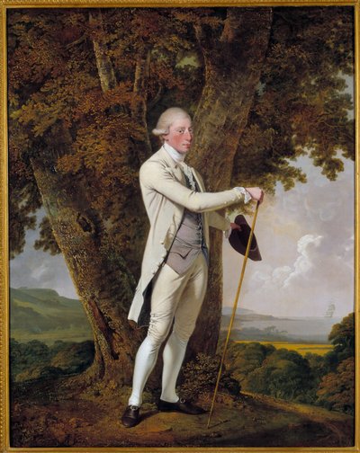 Portræt af John Milnes af Joseph Wright of Derby