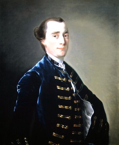 Portræt af Sampson Copestake (d.1781) af Kirk Langley (olie på lærred) af Joseph Wright of Derby