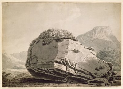 Bowderstone Borrowdale af Joseph Wright of Derby