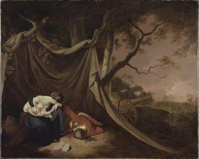 The Dead Soldier, ca. 1789 (olie på lærred) af Joseph Wright of Derby