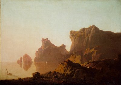 Salerno-bugten af Joseph Wright of Derby