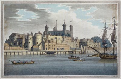 Tower of London, graveret af J. C. Stadler (fl.1780-1812), udgivet 1795 af Joseph after Farington