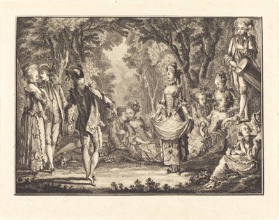Country dans af Joseph de Longueil after Charles Eisen
