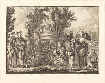 Efterår af Joseph de Longueil after Charles Eisen