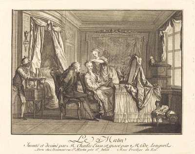 Morgen af Joseph de Longueil after Charles Eisen