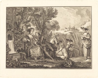 sommer af Joseph de Longueil after Charles Eisen