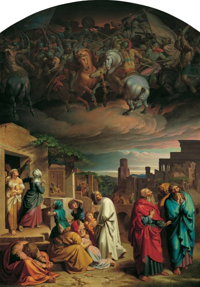 Syn af indbyggerne i Jerusalem før erobringen af ​​byen af ​​Antiochus IV Epiphanes af Joseph von Fuhrich