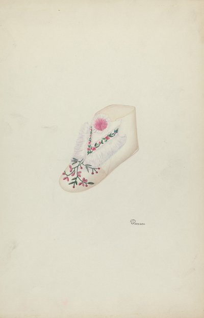 Babys sko, ca. 1938. af Josephine C. Romano
