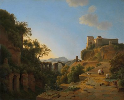 Napolibugten med øen Ischia i det fjerne Napoli-bugten med øen Ischia i baggrunden af Josephus Augustus Knip
