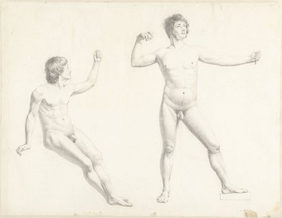 To mandlige nøgenstudier af Josephus Augustus Knip