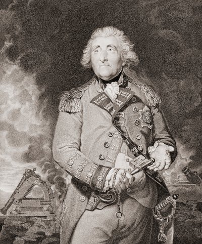 George Augustus Elliott, Lord Heathfield af Joshua (after) Reynolds