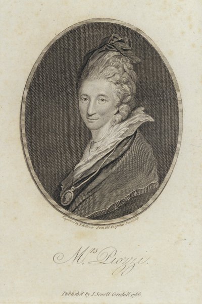 Hester Lynch Piozzi, walisisk født dagbogsskriver og forfatter af Joshua (after) Reynolds