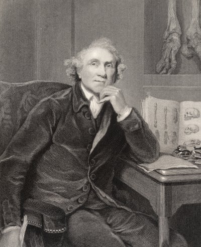 John Hunter, graveret af G.H. Adcock, fra 