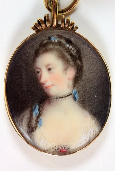 Lady Anne Campbell, grevinde af Strafford (emalje) af Joshua (after) Reynolds