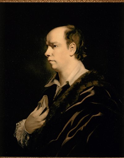 Oliver GOLDSMITH, Portræt ca. 1770 (olie på lærred) af Joshua (studio of) Reynolds