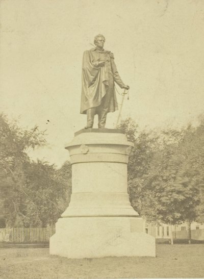 Statue af Commodore Matthew Perry, 185089. af Joshua Appleby Williams