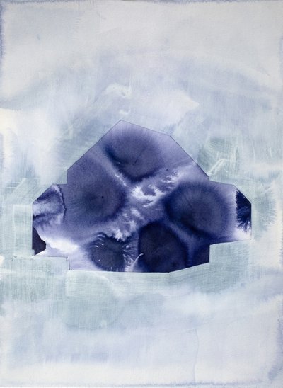 Indigo Abstrakt Hus af Joshua Hoskins