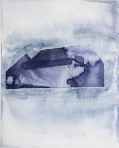 Landskab ved Indigo-bjerget af Joshua Hoskins