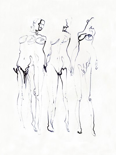 Tre elegante figurer af Joshua Hoskins
