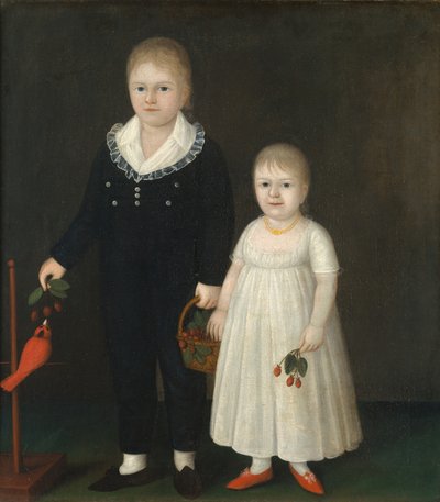 Edward og Sarah Rutter, ca. 1805. af Joshua Johnson