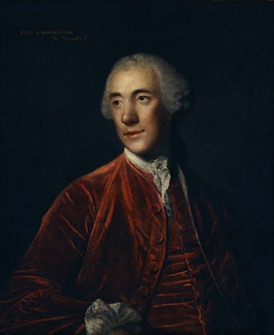 Portræt af Robert Darcy, 4. jarl af Holderness. af Joshua Reynolds