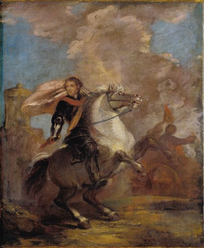 En officer til hest af Joshua Reynolds