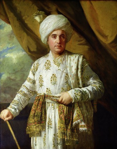 Kaptajn John Foote fra Det Ærede Ostindiske Kompagni af Joshua Reynolds