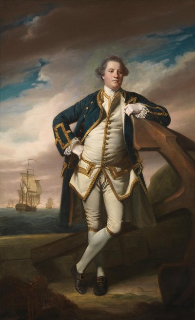 Kaptajn Philemon Pownall af Joshua Reynolds