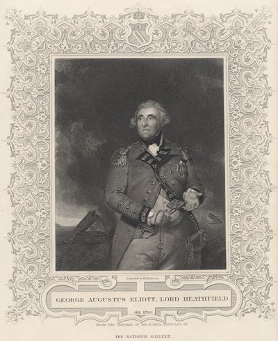 George Augustus Eliott, 1. Baron Heathfield af Joshua Reynolds