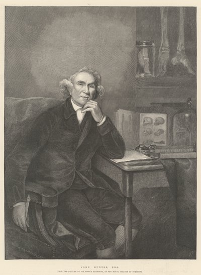 John Hunter, FRS af Joshua Reynolds