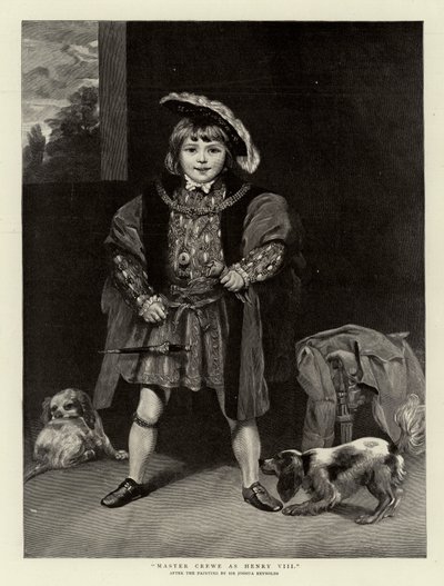 Master Crewe som Henry VIII af Joshua Reynolds