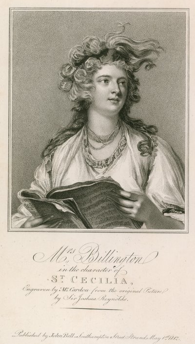 Fru Billington i Skt. Cecilias karakter af Joshua Reynolds