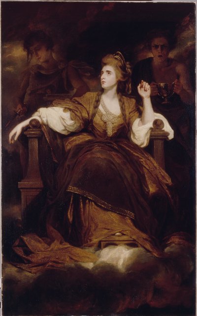 Fru Siddons som den tragiske muse af Joshua Reynolds