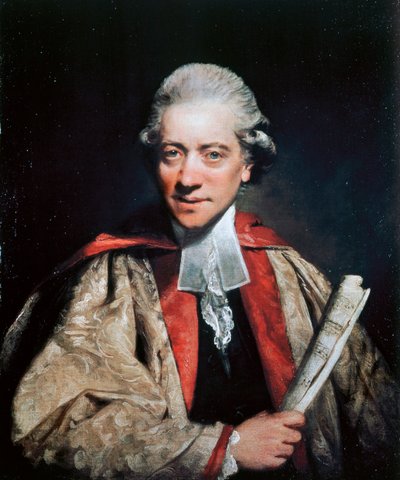 Portræt af Charles Burney (1726-1814), komponist, organist og musikhistoriker af Joshua Reynolds