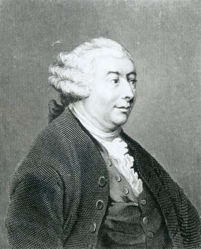 Portræt af David Hume, graveret af William Henry Worthington af Joshua Reynolds