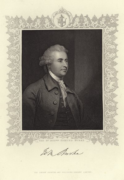 Portræt af Edmund Burke af Joshua Reynolds