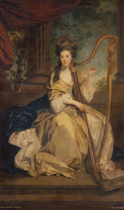 Portræt af Jane Lindsay, grevinde af Eglinton af Joshua Reynolds
