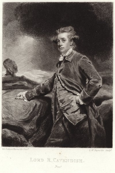Portræt af Lord Richard Cavendish af Joshua Reynolds