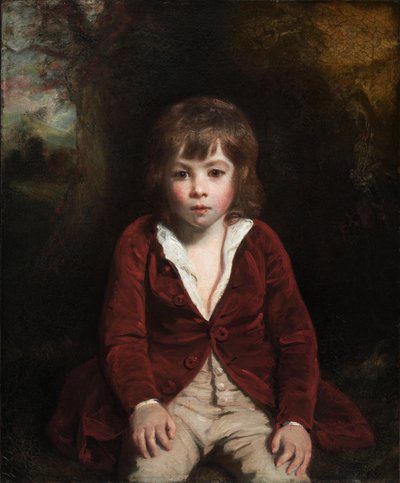 Portræt af den unge Bunbury af Joshua Reynolds