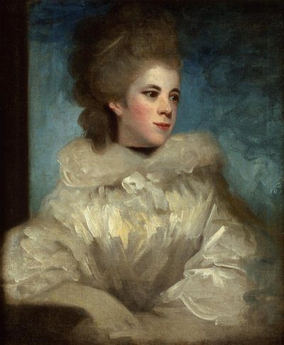 Portræt af fru Abington (1737-1815) af Joshua Reynolds