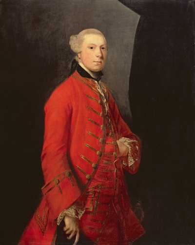 Portræt af Robert Shaftoe, Kaled "Bonnie Bobby Shaftoe" af Joshua Reynolds