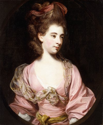 Portræt af en dame, der siges at være fru, af Joshua Reynolds