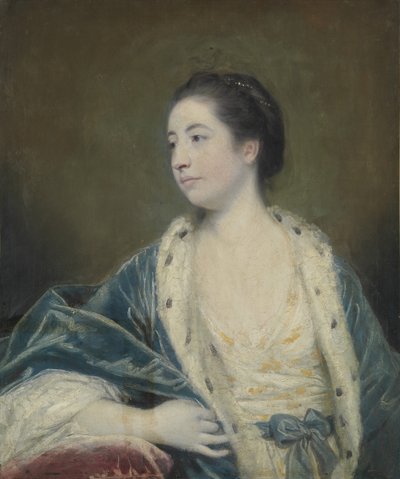 Portræt af en kvinde. af Joshua Reynolds