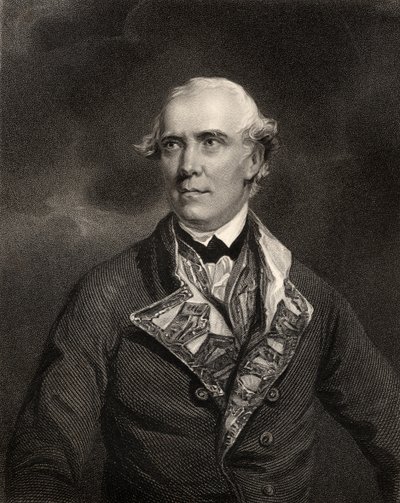Kontreadmiral Samuel Barrington, indgraveret af H.T. Ryall, fra 
