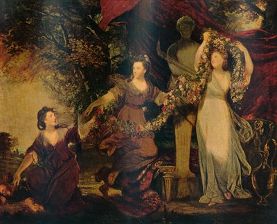 The Graces Decorating a Terminal Figure of Hymen, 1773, 1911 af Joshua Reynolds