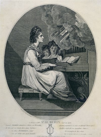 Mademoiselle S. Hubertys musik Inspireret af Apollo af Joshua Reynolds