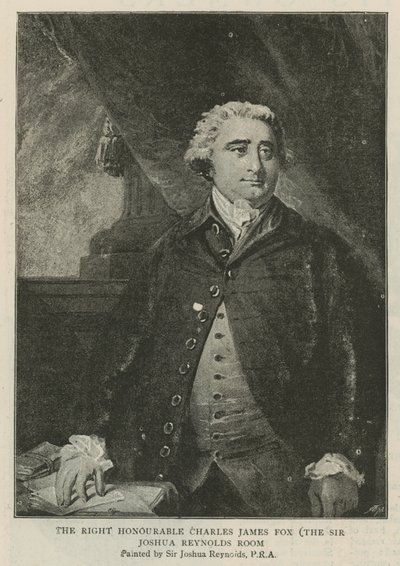 Den højærværdige Charles James Fox af Joshua Reynolds