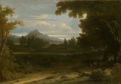 Ensomhed, 1818. af Joshua Shaw