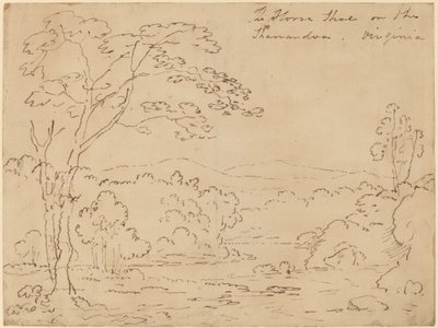 Hesteskoen på Shenandoah, Virginia af Joshua Shaw