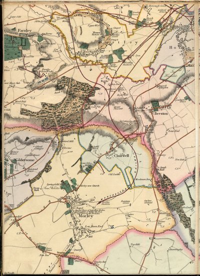 C3, Wortley, Farnley, Holbeck, Beeston, Churwell  Gildersome af Joshua Thorp
